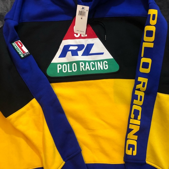 🆕RL Polo Ralph Lauren Racing Funnel Neck - Picture 3 of 7